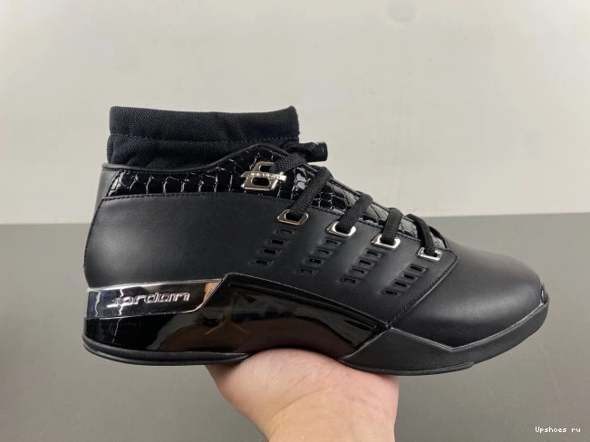 Metallic Silver Jordan 17 303891-004 Black   0327